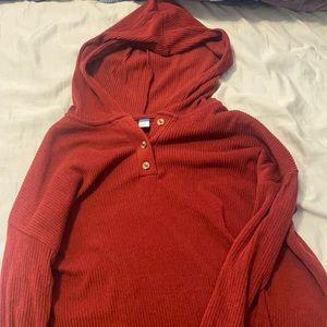 Red two piece old navy lounge set